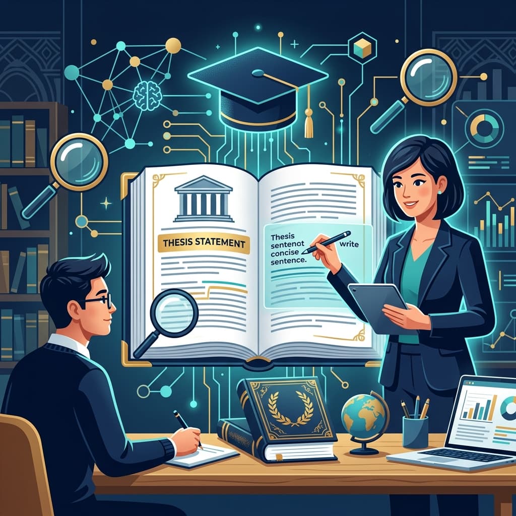 How to Write a Strong Thesis Statement Using AI (Without Cheating)