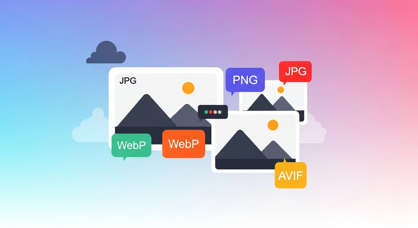 Image Converter: Convert Between JPG, PNG, WebP, AVIF & More